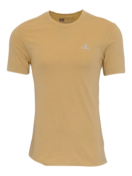 LAKE&LURE DOCK THOUGHTS COTTON TEE - UNISEX - GOLDEN WHEAT