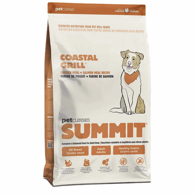 Petcurean Summit Coastal Grill Chicken Salmon Adult Dog Food