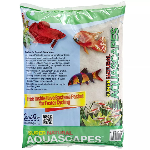 Blue aquarium outlet sand