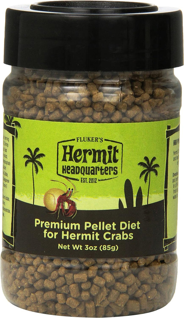 Flukers Hermit Crab Headquarters Hermit Crab Pellet Diet- 3 Oz