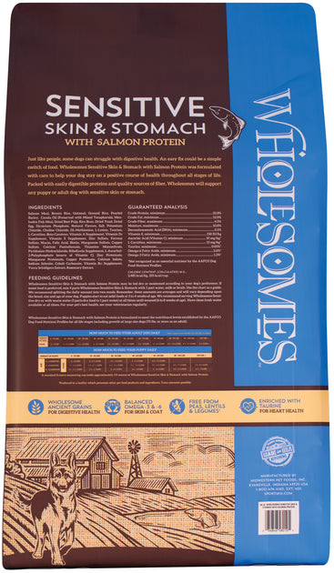 Wholesomes dog food grain free reviews sale