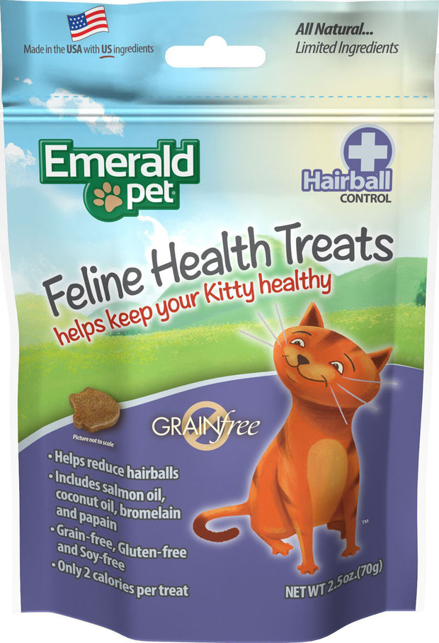 EMERALD PET Feline Health Chews - Hairball Control Cat Treats