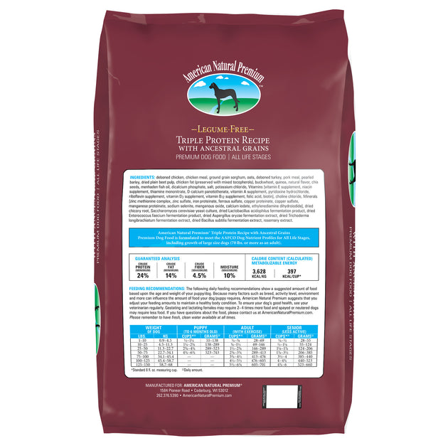 American natural hotsell premium legume free
