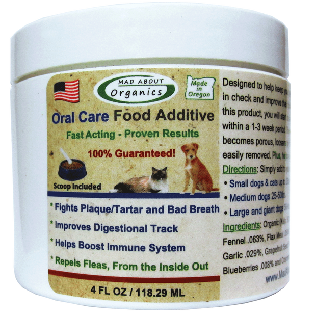 MAD ABOUT ORGANICS Oral Care Food Additive - For Teeth, Gums, and Breath
