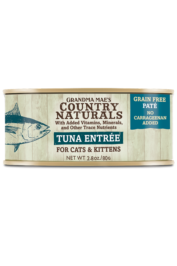 COUNTRY NATURALS Grain Free Tuna Pate Canned Cat Food-  For Cats + Kittens