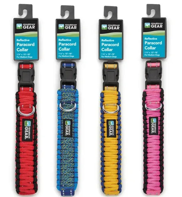 Guardian Gear Paracord Dog Collar Blue Mission Pet Supplies