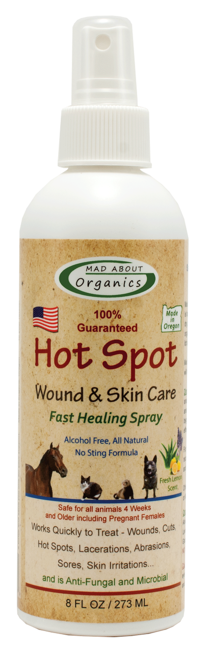 Mad About Organics Hot Spot Healing Wound & Skin Care Spray