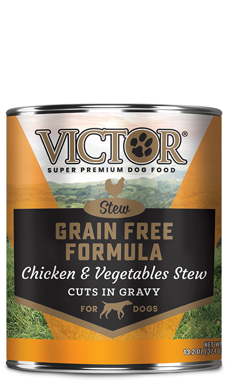 VICTOR Grain Free Chicken and Vegetables Stew Cuts in Gravy Canned Dog Food