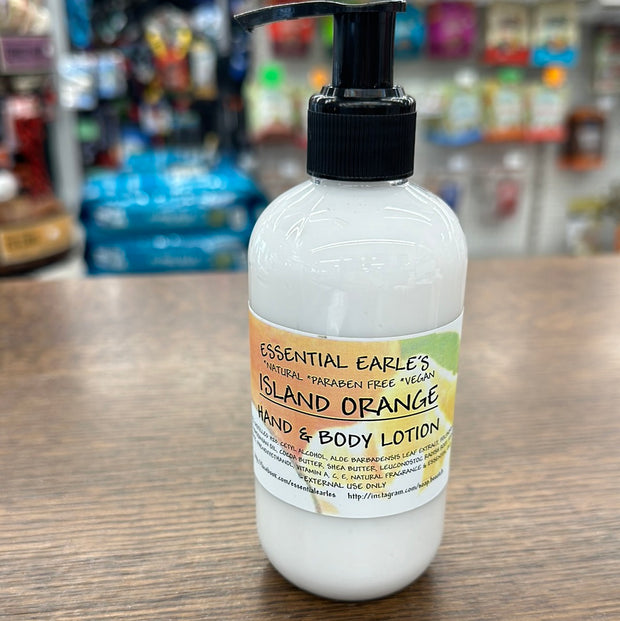 Essential Earles Hand & Body Lotion- Island Orange