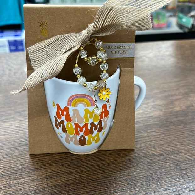 Simply Southern Mug & Bracelet Gift Set - Mama Mommy Mom