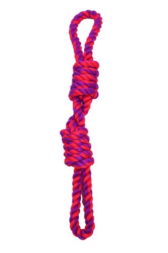 Amazing Pet Rope With Handle Pink/Purple 20"