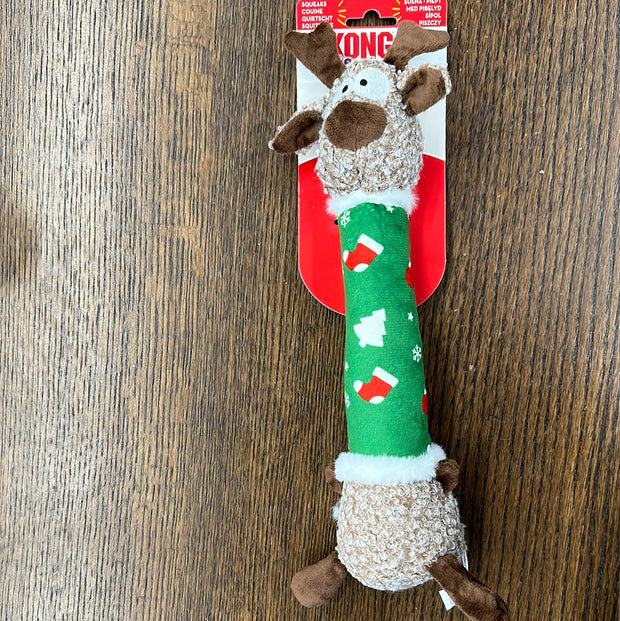 Kong Shakers Luvs Reindeer Holiday Medium Dog Toy