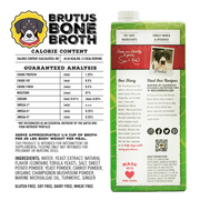 Brutus Un Bone Broth Plant Based Salmon Flavor-For Dogs