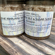 Essential Earles Natural Pink Himalayan Salt & Sugar Scrub