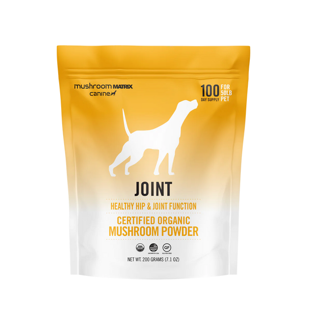 Canine Matrix Joint and Hip Function Mushroom Powder Supplement - 200 Servings