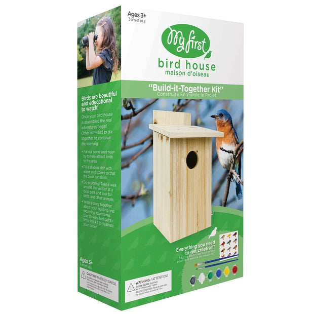 My First Bird House with Viewing Window- Build it Together Kit