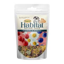 Higgins Habitat Natural Snack- Flowers & Berries Small Animal Treat- 2.5 Oz