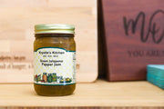 Country Store- Krystle's Kitchen Green Jalepeno Pepper Jam - 14 Oz