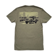 LAKE&LURE BRONCO PUP COTTON TEE - UNISEX -  OLIVE YOU GREEN