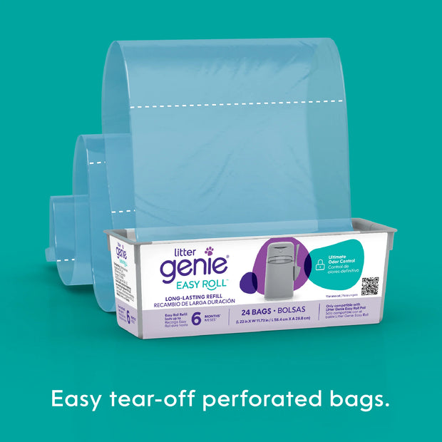 Litter Genie EZ Roll Litter Pail Disposal System