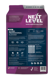 Next Level Hi Pro Professional Dry Dog Food- 40 Lb