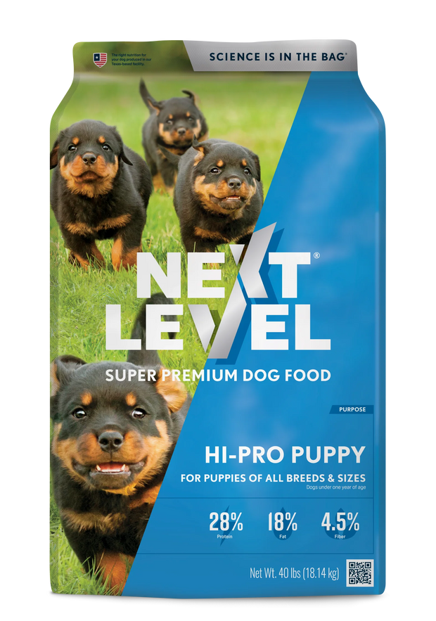 Next Level Hi- Pro Puppy Dry Dog Food- 40 Lb