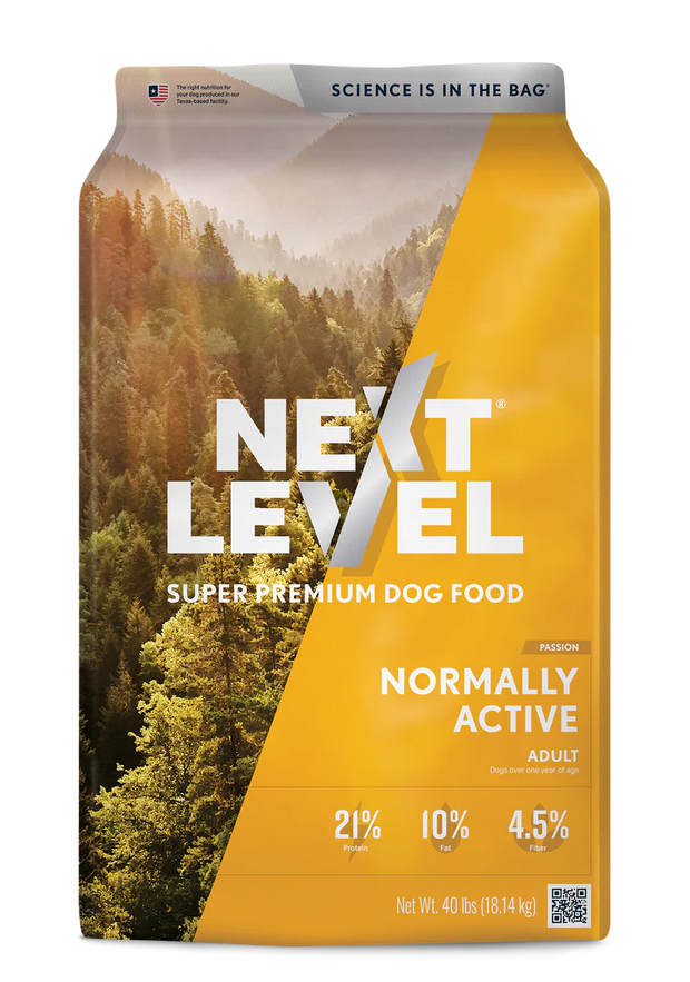 Next Level Normally Active Dry Dog Food- 40 Lb