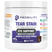 Progility Tear Stain Soft Chew Dog Supplement - Veterinarian Formulated