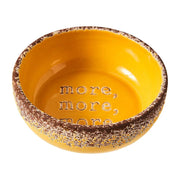 Ethical Dog Spot 'More More 'Stoneware Oval Dog Dish - Mango