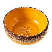 Ethical Dog Spot 'More More 'Stoneware Oval Dog Dish - Mango