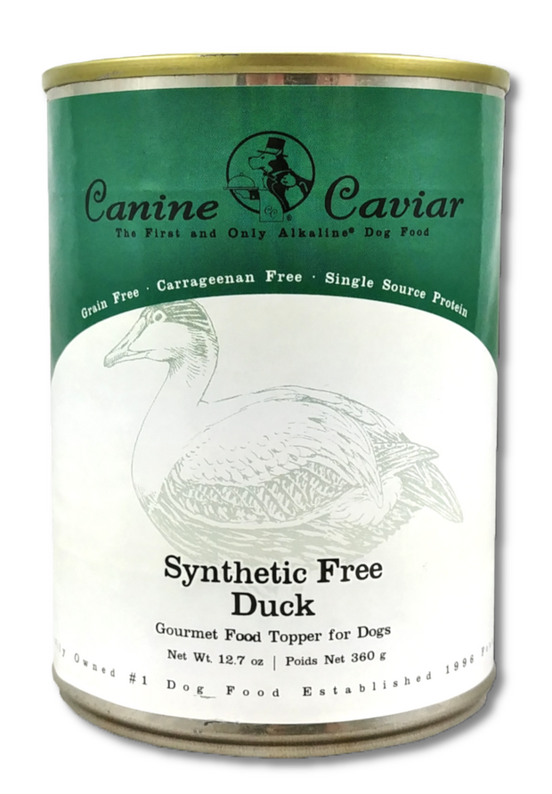 CANINE CAVIAR Synthetic Free Duck Canned Dog Food