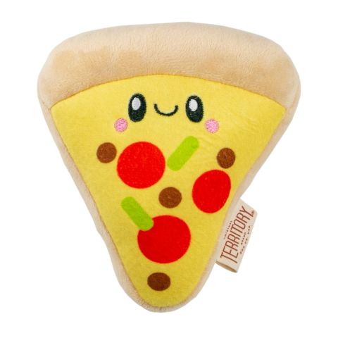 Original Territory PIZZA WITH SQUEAKER Dog Toy