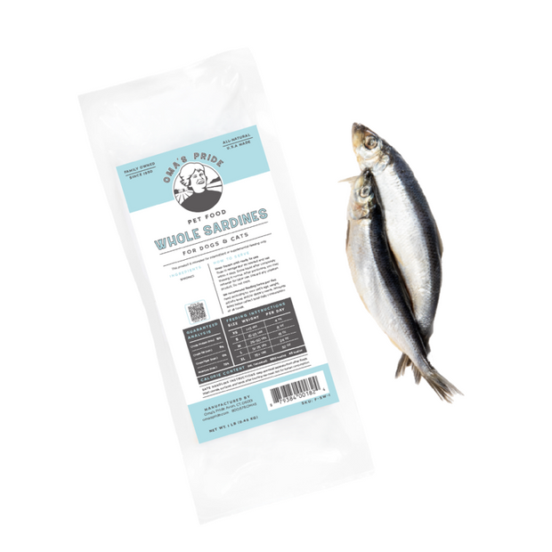 Oma's Pride Whole Sardines 1 Lb Frozen-  Pick up or Local Delivery Only