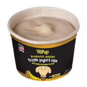 YoPup Frozen Yogurt for Dogs-Banana and Peanut Butter- 4/3.5 Fl Oz Cups