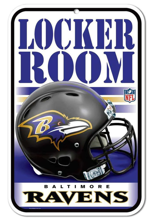 Baltimore Ravens Locker Room Sign