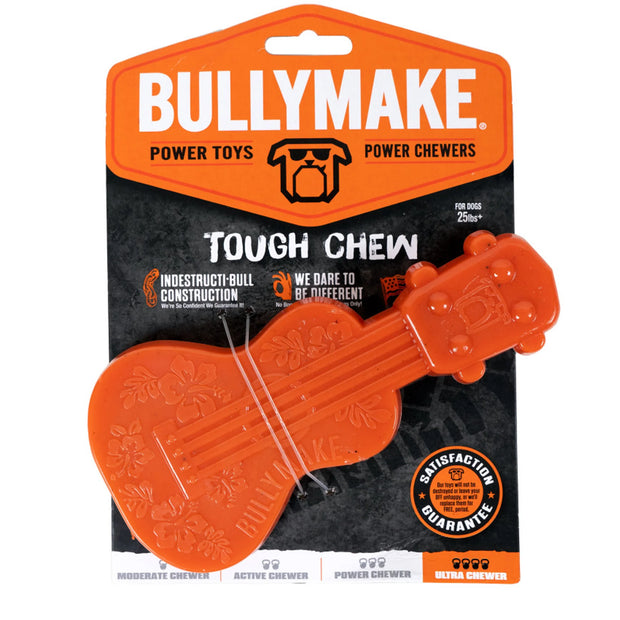 Bullymake Ukele Power Toy for Power Chewers Nylon Dog Toy- Peanut Butter Flavor