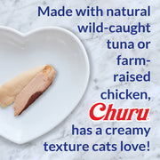 Inaba Churu Lickable Puree Cat Treat- Tuna & Salmon Recipe