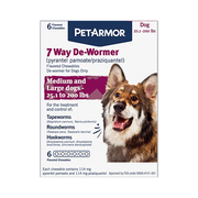 PetArmor 7 Way De-Wormer Flavored Chewable for Dogs