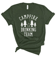 DK Handmade Campfire Drinking Team Heather Green Favorite Shirt