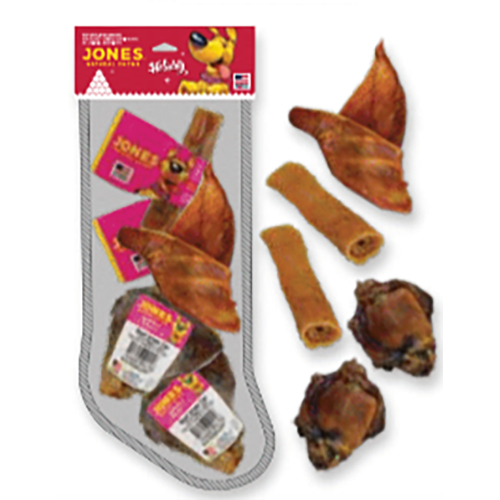 Jones Natural Chews- Canine Christmas Stocking