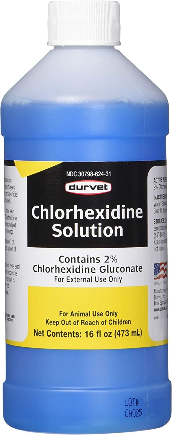 DURVET Chlorhexidine Solution - 16 Fl Oz