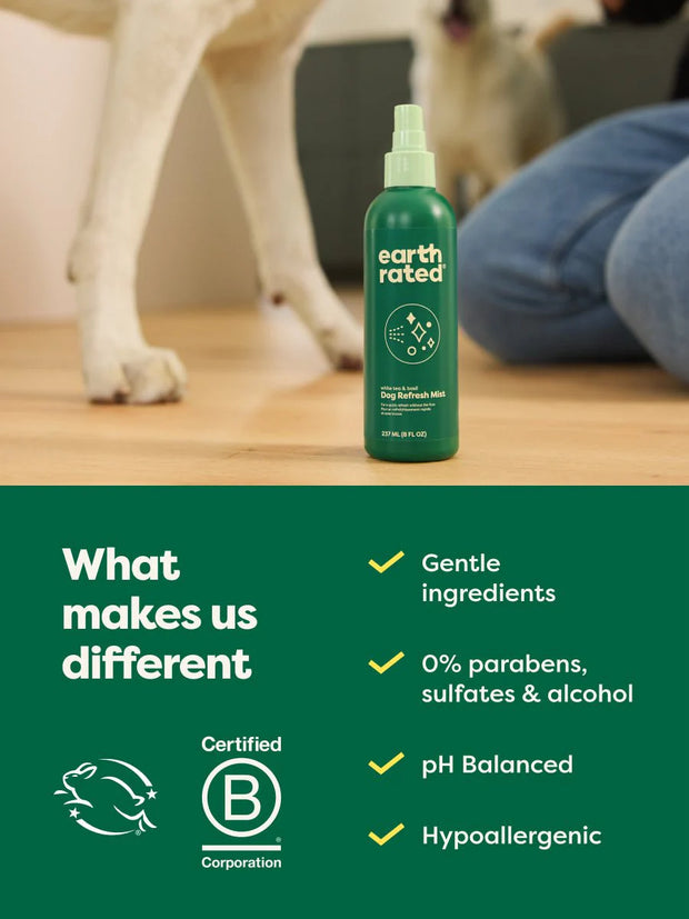 Earth Rated Dog Refresh Mist Deodorizing Spray- White Tea and Basil