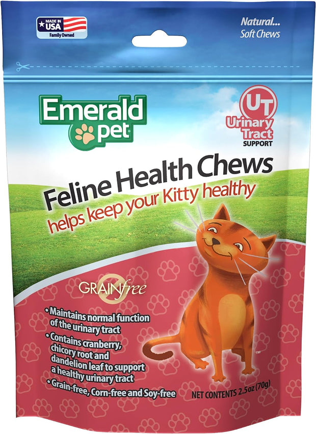 EMERALD PET Feline Health Chews - Urinary Tract Cat Treats