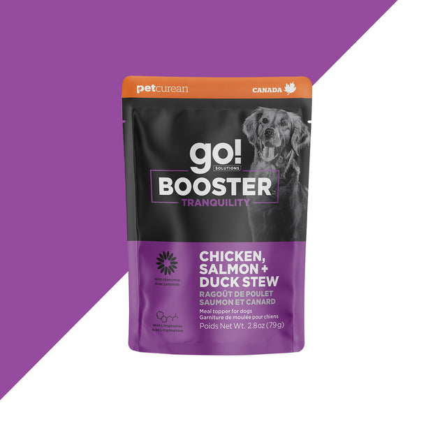 Petcurean Go! CHICKEN, SALMON + DUCK STEW Tranquility BOOSTER Dog Food Topper