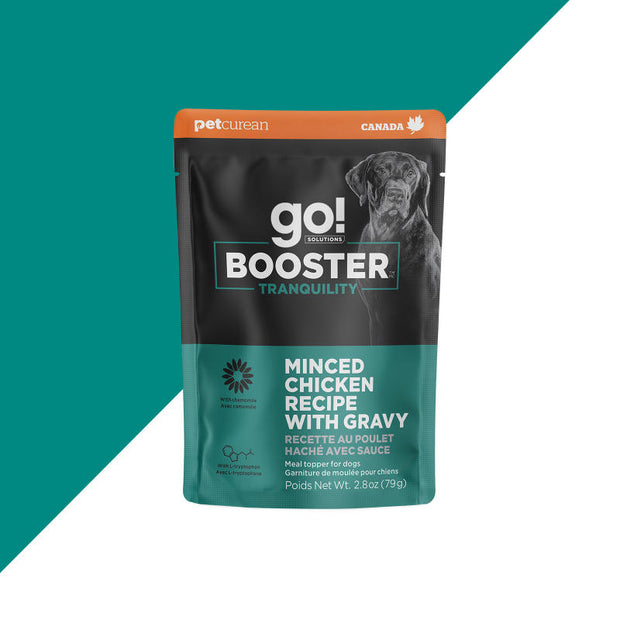 Petcurean Go! MINCED CHICKEN RECIPE WITH GRAVY Tranquility BOOSTER Dog Food Topper