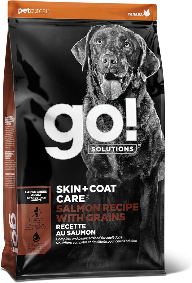 Petcurean Go! Skin + Coat Large Breed Adult with Salmon Recipe Dry Dog Food