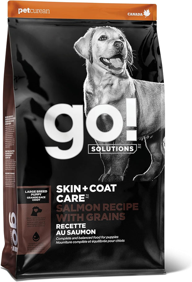 Petcurean Go! Skin + Coat Large Breed Puppy with Salmon Recipe Dry Dog Food