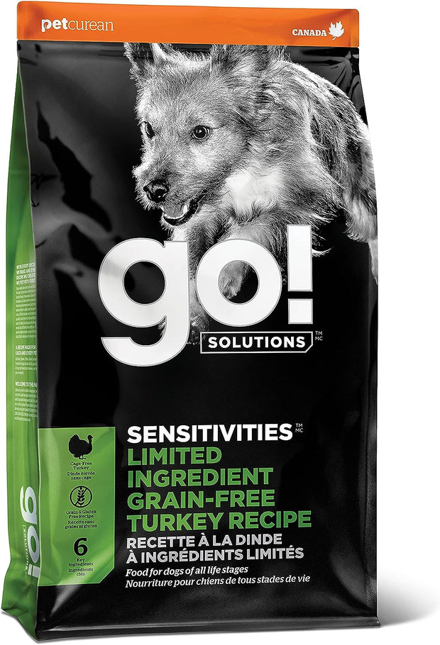 Petcurean Go! Sensitivities Limited Ingredient Grain Free Turkey Recipe Dry Dog Food