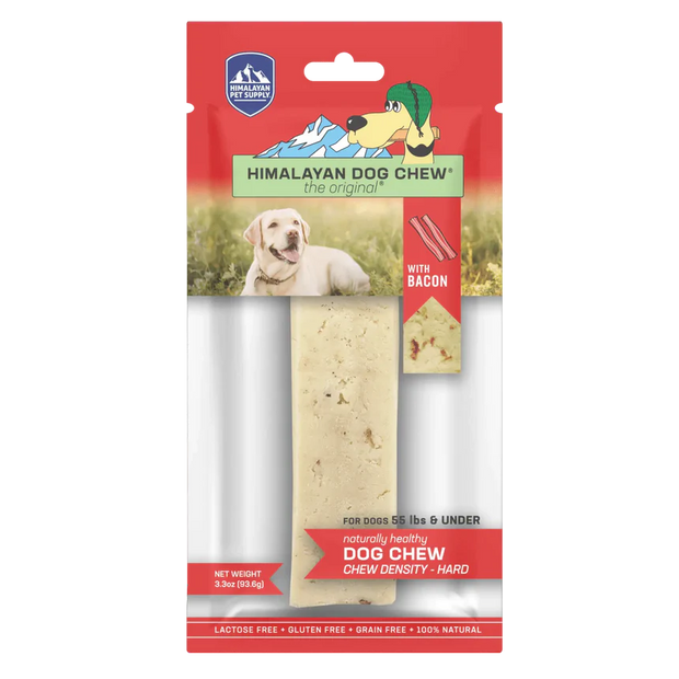 Himalayan Cheese Dog Chew - Bacon Flavored Large