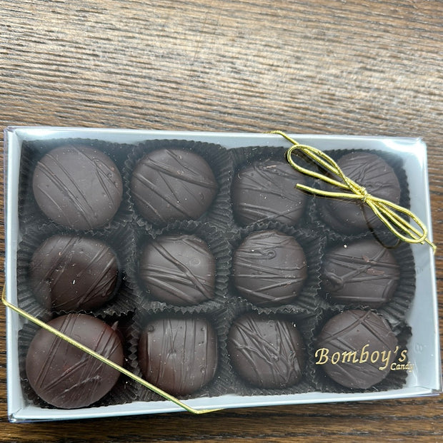 Bomboys Candy - 12 piece Dark Chocolate Mint Patties